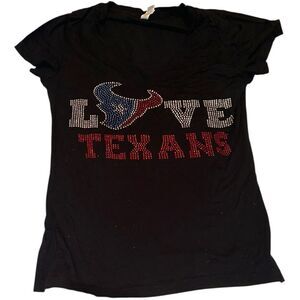Houston Texans Womens Bling Rhinestone T-Shirt